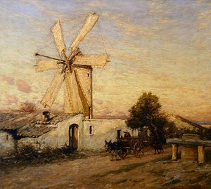 Luna nascente in Spagna, Buger, Maiorca da Henry Herbert La Thangue