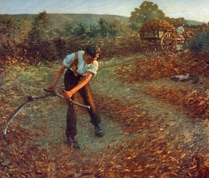Taglio delle felci, c1903, 1912 da Henry Herbert La Thangue