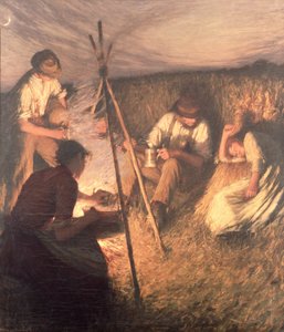 La cena del mietitore, 1898