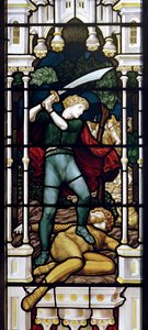 Davide e Golia, 1881-83 da Henry Holiday