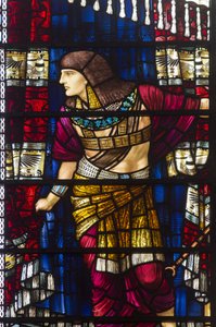 Cattedrale di Durham, Holday Workshop, Henry Holiday, Mosè lascia la corte del Faraone (dettaglio), 1895 da Henry Holiday