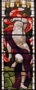 Evesham, Tutti i Santi, James Powell & Sons, Henry Holiday, Mosè da Henry Holiday