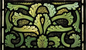 Motivo di Foliage, Finestra degli Angeli del Giudizio da Henry Holiday