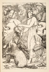 Per inseguirlo con forchette e speranza, da The Hunting of the Snark, an Agony in Eight Fits, di Lewis Carroll, pub. 1876 da Henry Holiday