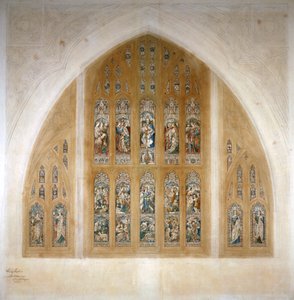 Progetto per vetrata, 1869