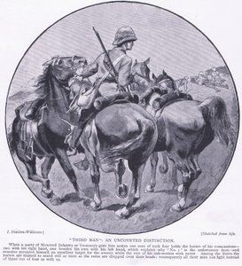 Terzo uomo una distinzione non ambita, da Dopo Pretoria: La guerra di guerriglia pubblicata da Harmsworth Bros Limited, 1901 da Henry Inglis Jodrel Sheldon Williams