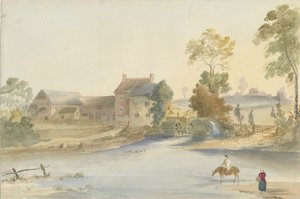 Seisdon Mill, 1844 da Henry James Noyes