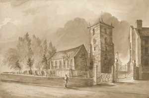 Chiesa di Willenhall: disegno seppia, nd [1844]