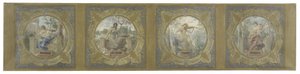Bozzetto per la Galleria Lobau al Municipio di Parigi: Le Arti da Henry Jean Louis Boureau