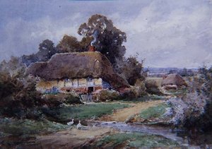 Un guado in Hampshire da Henry John Sylvester Stannard