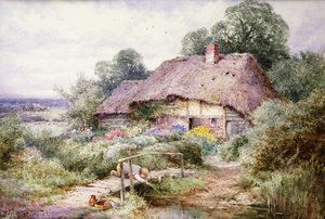 Catturare i pesciolini a Eastbury, Berkshire da Henry John Sylvester Stannard