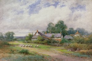 Di ritorno dal mercato, un villaggio del Bedfordshire da Henry John Sylvester Stannard
