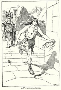 Un postino peruviano (litografia)
