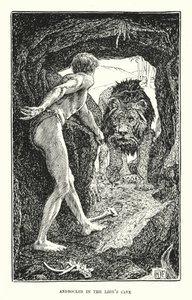 Androclo nella caverna del leone da Henry Justice Ford