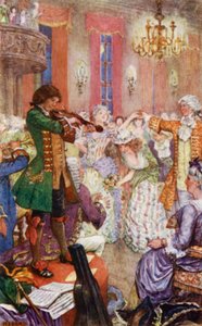 Jack il cieco suona il violino ai balli dell