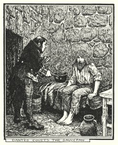 Dantes desidera la pentola (litografia) da Henry Justice Ford