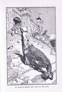 San Francesco porta il lupo in città, 1912