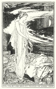 Prendi questo morso e cerca Pegaso il cavallo alato (litografia) da Henry Justice Ford