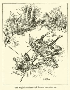 Gli arcieri inglesi e gli uomini d