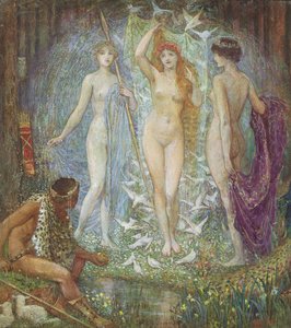 Il giudizio di Paride, 1890 da Henry Justice Ford