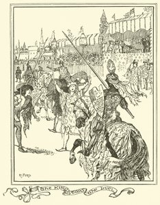 Il Re Ferma il Duello (incisione) da Henry Justice Ford