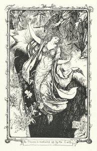 La principessa viene inghiottita dalla terra (incisione) da Henry Justice Ford