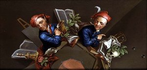 Una Vanitas Anamorfica da Henry Kettle