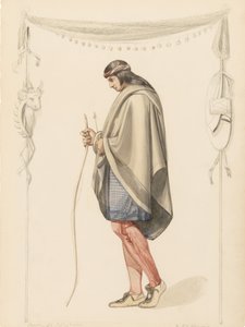 Figura indiana di profilo, 1851 da Henry Kirke Brown