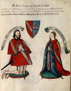 Sir John Howard III e la sua seconda moglie Alice Tendring da Henry Lilly