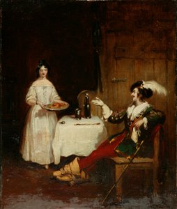 Sir Piercie Shafton e Mysie Harper, c.1831 da Henry Liverseege