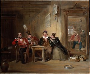 La Recluta, circa 1830 da Henry Liverseege