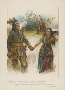 Mano nella mano andarono insieme, attraverso il bosco e il prato da Henry Marriott Paget