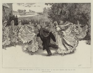 Scena dal secondo atto del Vicar of Bray al Savoy Theatre, il Pas de Cinq da Henry Marriott Paget