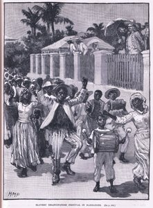 Festival di emancipazione della schiavitù a Barbados, 1834 da Henry Marriott Paget