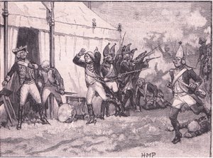 Sorpresa per Federico a Hochkirch AD 1758 da Henry Marriott Paget
