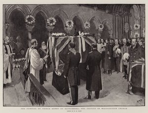Il funerale del principe Henry di Battenberg, il servizio nella chiesa di Whippingham