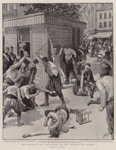 Il massacro dei cristiani nelle strade di Galata