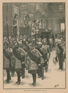 La sepoltura del Duca di Wellington da Henry Marriott Paget