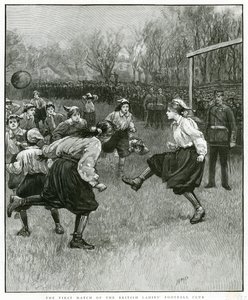 La prima partita del British Ladies