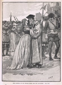 La separazione di Sir Thomas More e sua figlia 1534