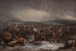 Carica della Cavalleria Francese a Waterloo da Henry Martens