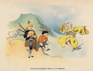 Illustrazione per Le avventure di una bambola giapponese da Henry Mayer