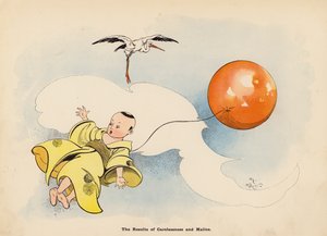 Illustrazione per Le avventure di una bambola giapponese