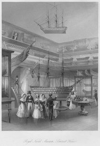 Museo Navale Reale, Somerset House, c1841