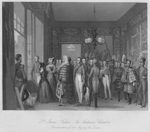 Palazzo di San Giacomo. La sala delle udienze da Henry Melville