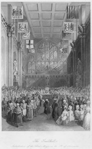 La Guildhall. Installazione del Lord Mayor l
