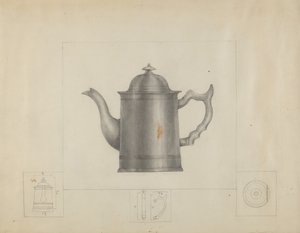 Caffettiera in peltro