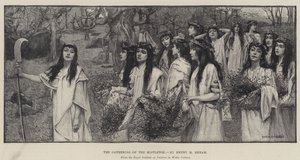 La Raccolta del Vischio da Henry Meynell Rheam