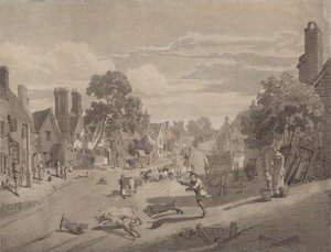 High Street a Bushey, Hertfordshire da Henry Monro