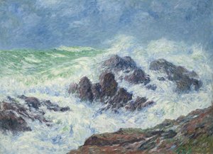 Mare agitato a Saint Grenoble, Pointe de Penmarch, 1905